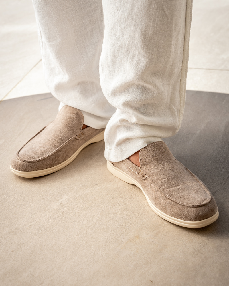GREYWOOD SUEDE LOAFERS