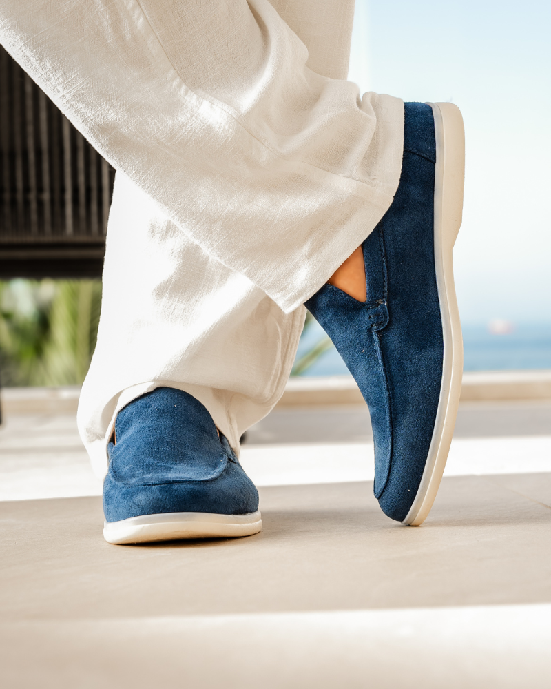 GREYWOOD SUEDE LOAFERS