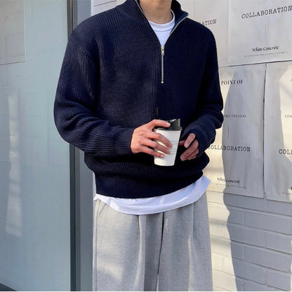 GREYWOOD HALF-ZIP SWEATER