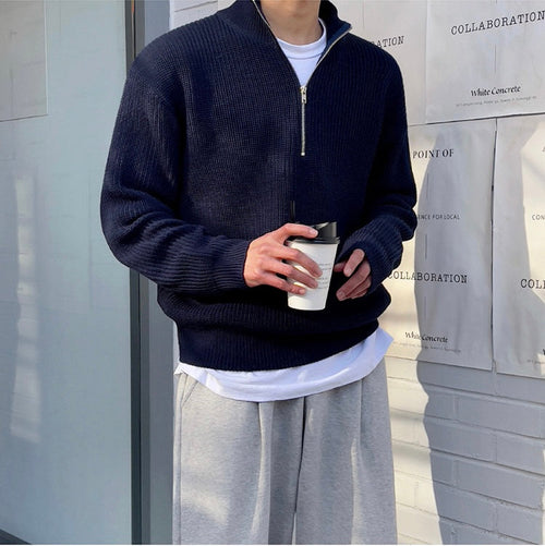 GREYWOOD HALF-ZIP SWEATER