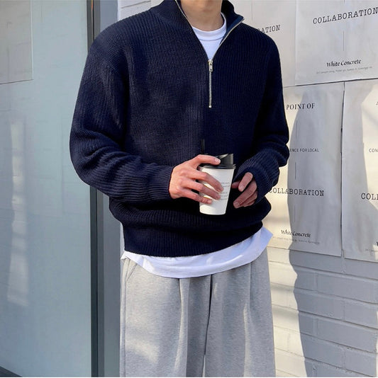 GREYWOOD HALF-ZIP SWEATER