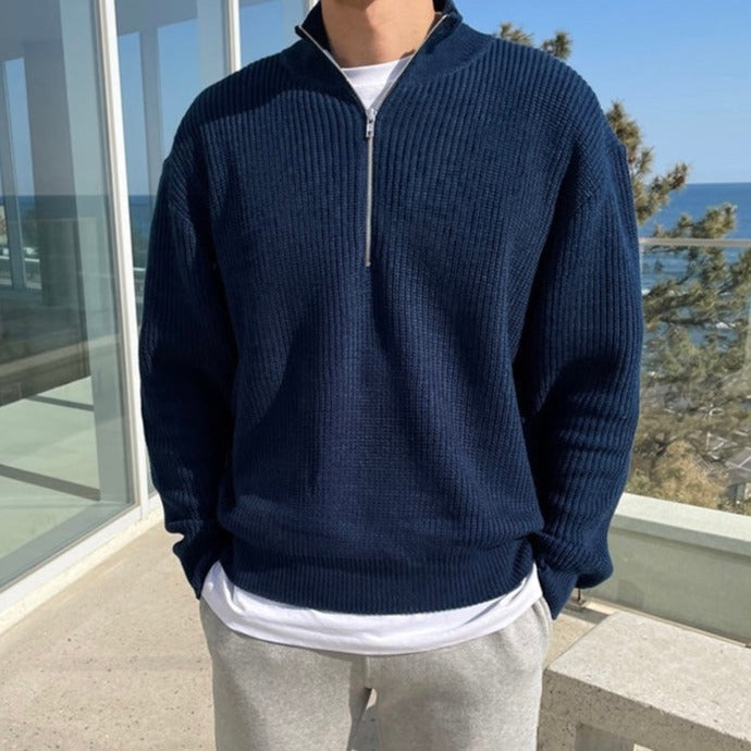 GREYWOOD HALF-ZIP SWEATER