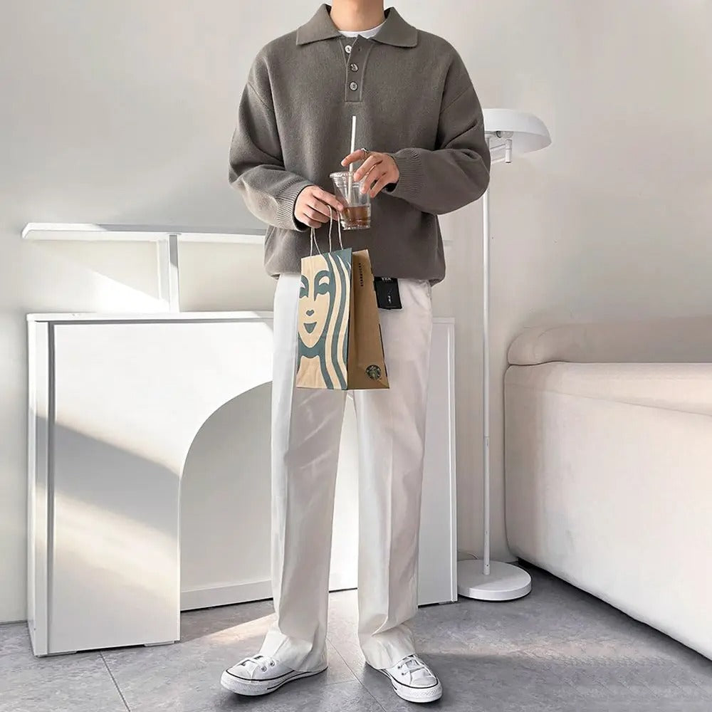 GREYWOOD GREY SWEATER