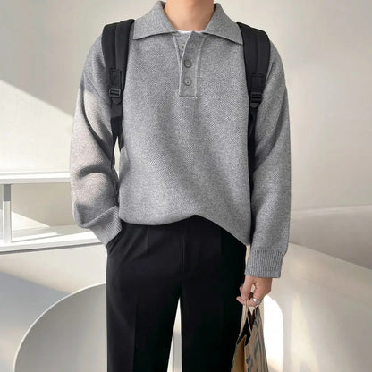 GREYWOOD GREY SWEATER